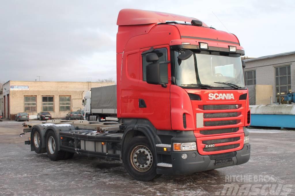 Scania R480 LB6X2HNB Konteinerveokid