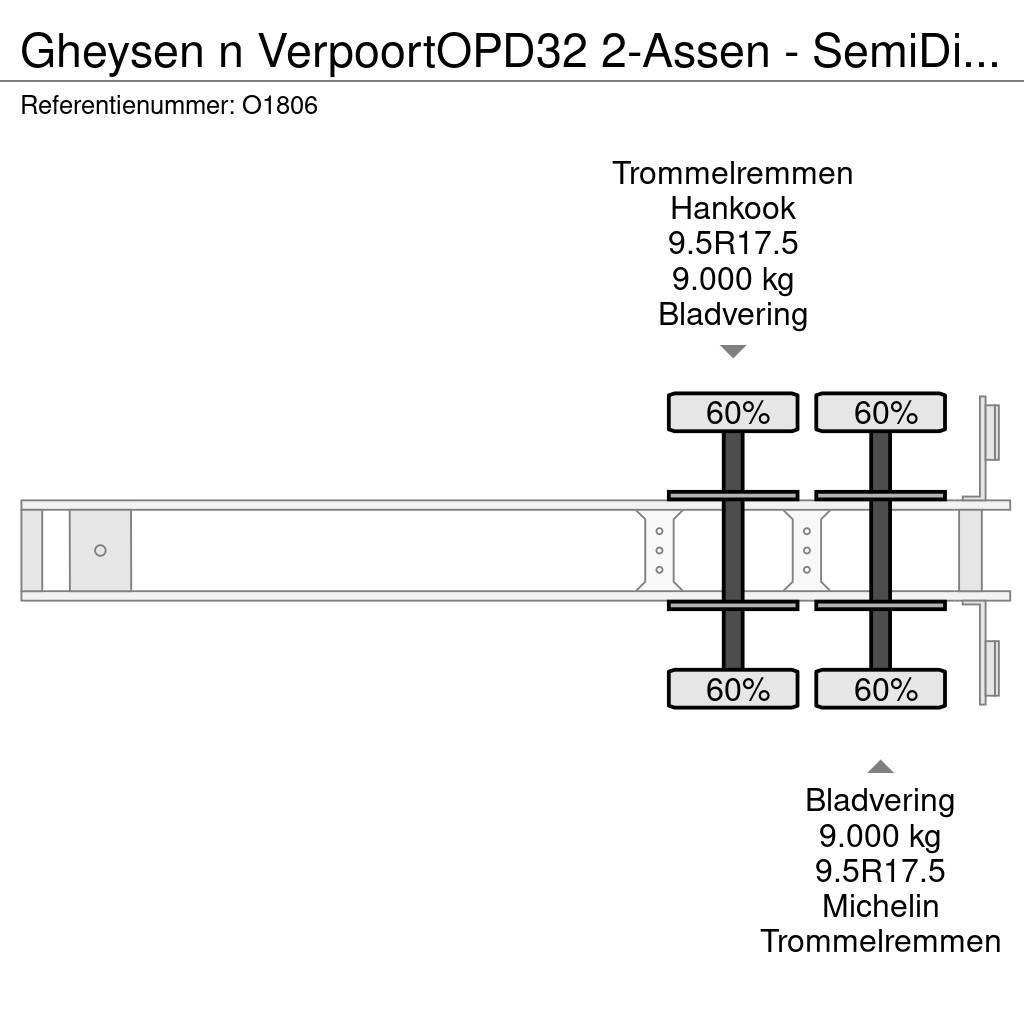  Gheysen n Verpoort OPD32 2-Assen - SemiDieplader - Raskeveo poolhaagised