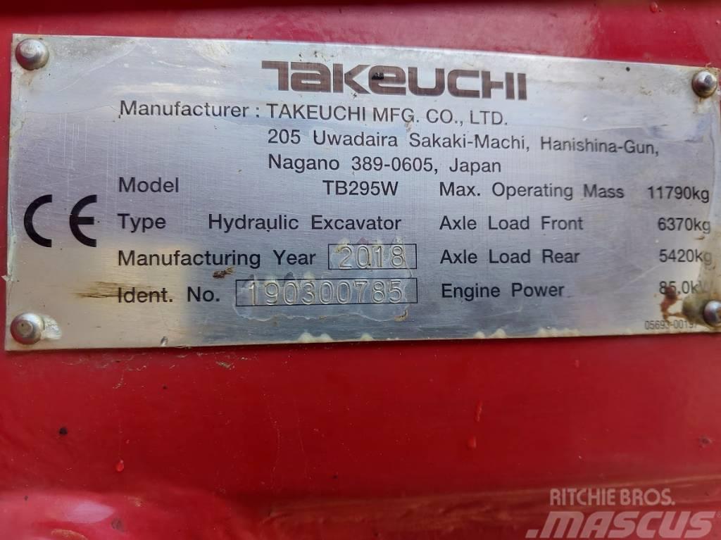 Takeuchi TB295W Ratasekskavaatorid