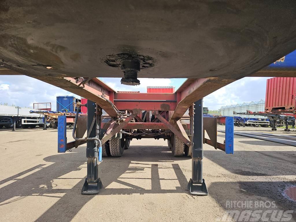 Köhler Elmshorn 20 ft container chassis  steel springs do Konteinerveo poolhaagised