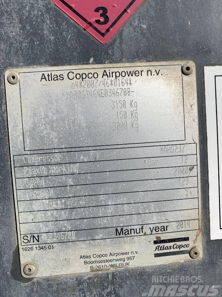 Atlas Copco XAHS 237 Kompressorid