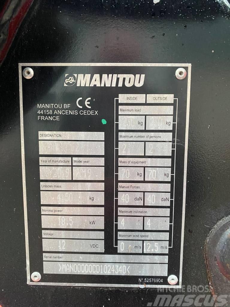 Manitou ManGo 12 Iseliikuvad poomtõstukid