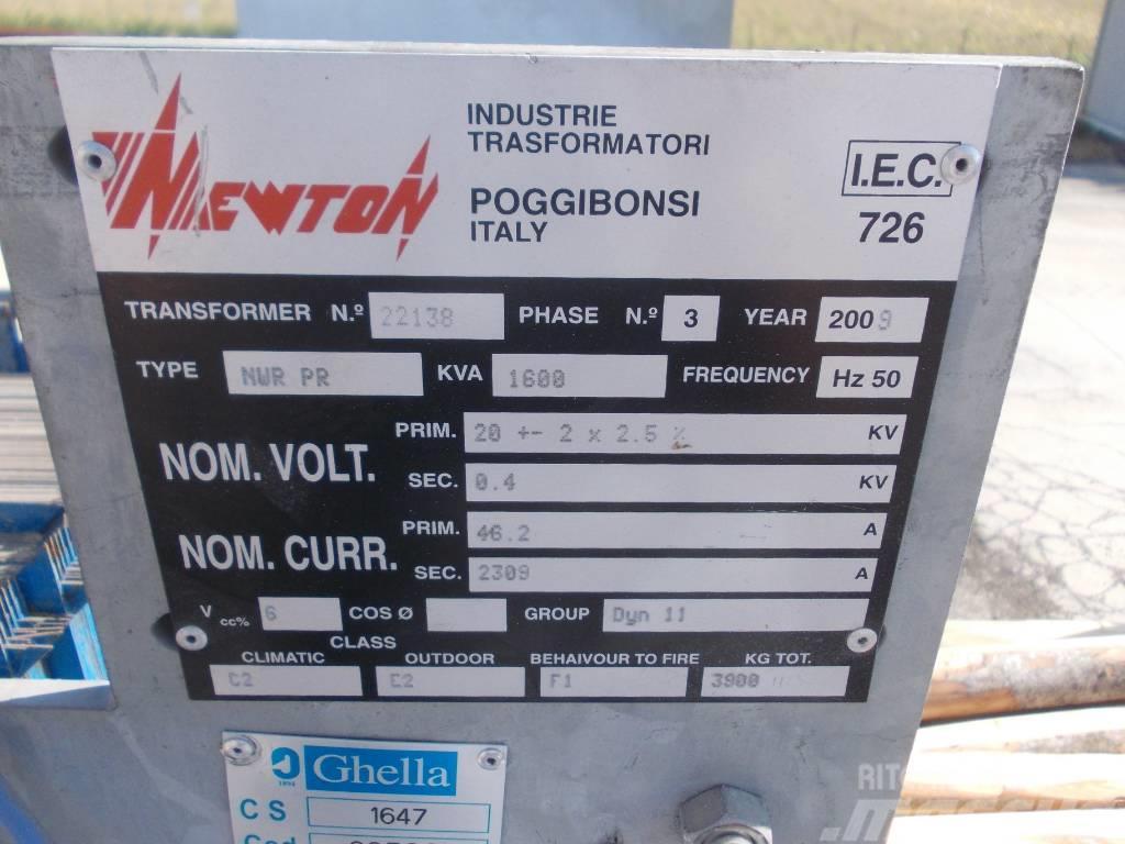  Newton Trasformatore NWR PR 1600KVA Elektroonikaseadmed