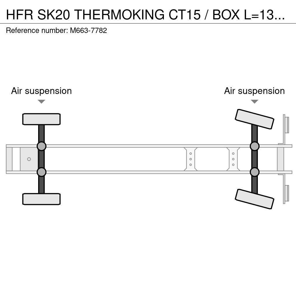 HFR SK20 THERMOKING CT15 / BOX L=13450 mm Külmikpoolhaagised