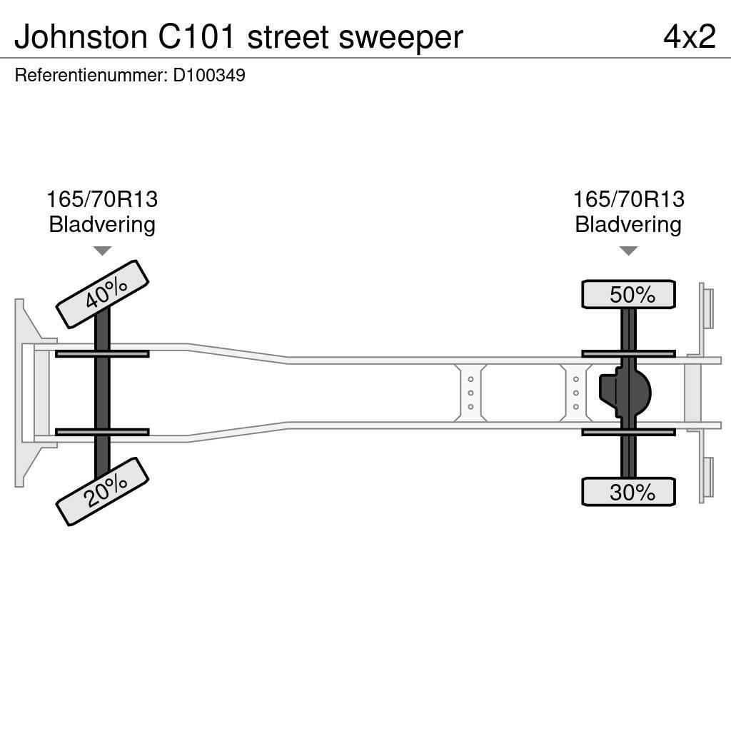 Johnston C101 street sweeper Vaakumautod