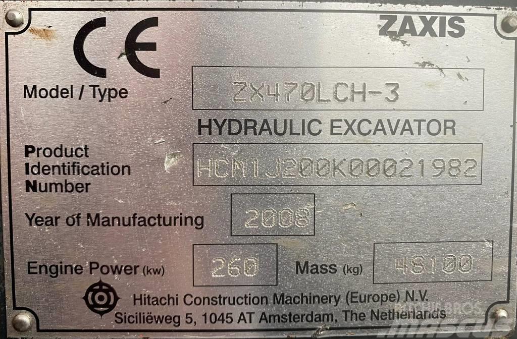 Hitachi ZX 470 LC H-3 Roomikekskavaatorid