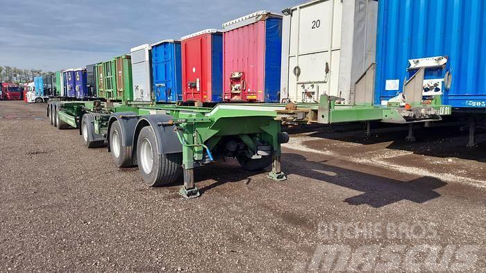 JTF TRAILERS 3A43T20-40 | 6 axle lzv combi 20 and Konteinerveo poolhaagised