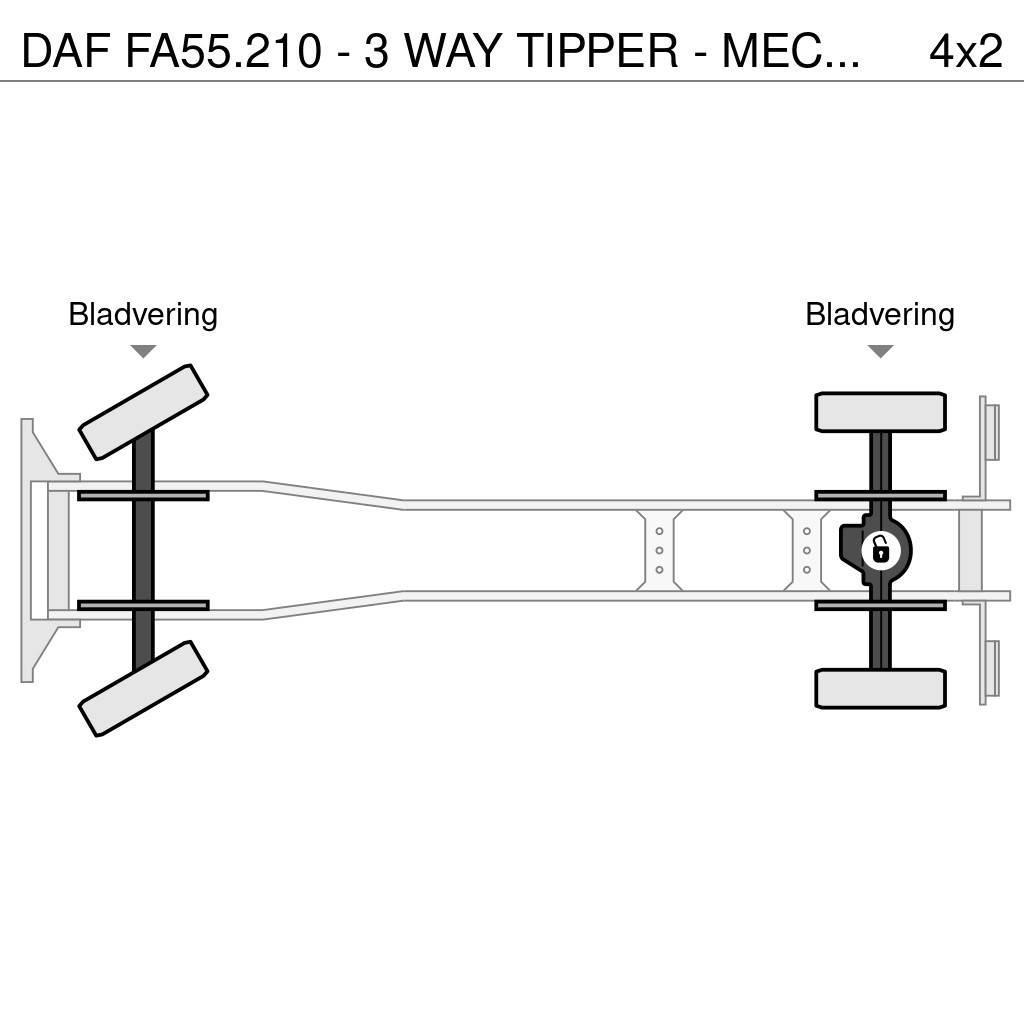 DAF FA55.210 - 3 WAY TIPPER - MECHANICAL INJECTION Kallurid