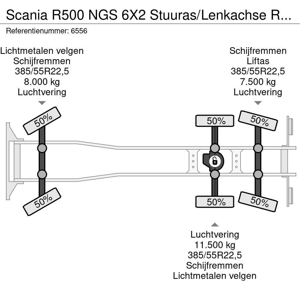 Scania R500 NGS 6X2 Stuuras/Lenkachse Retarder AHK Tentautod