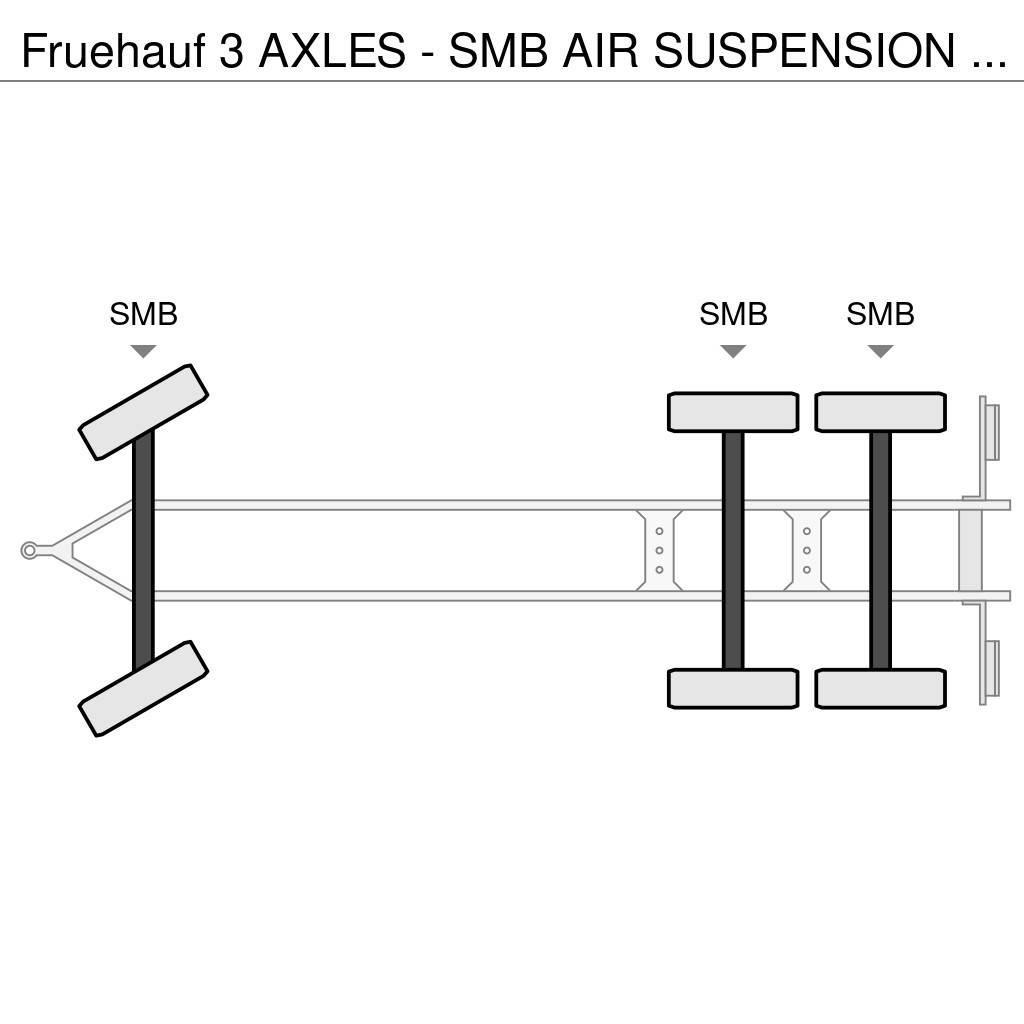 Fruehauf 3 AXLES - SMB AIR SUSPENSION - GOOD STATE Tenthaagised