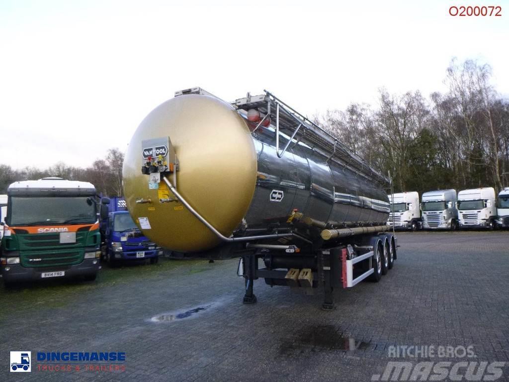 Van Hool Chemical tank inox L4BH 30 m3 / 1 comp / ADR 29/08 Tsistern poolhaagised
