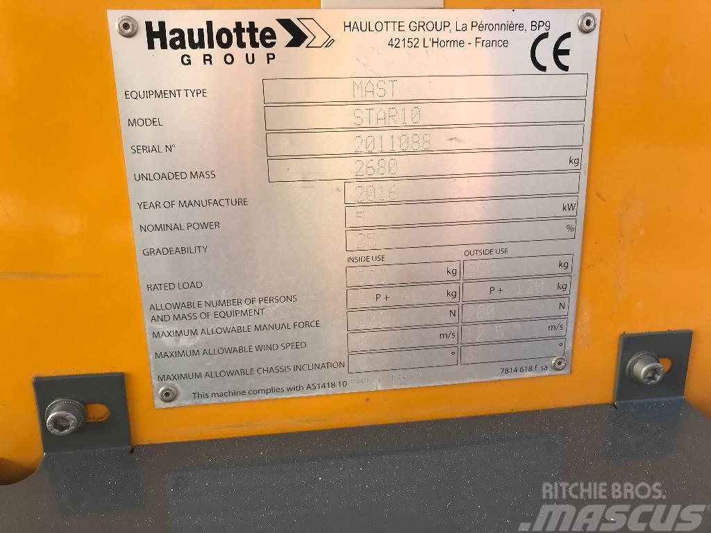 HAULOTTE STAR 10 - NEW BATTERIES Vertikaalsed mast tõstukid