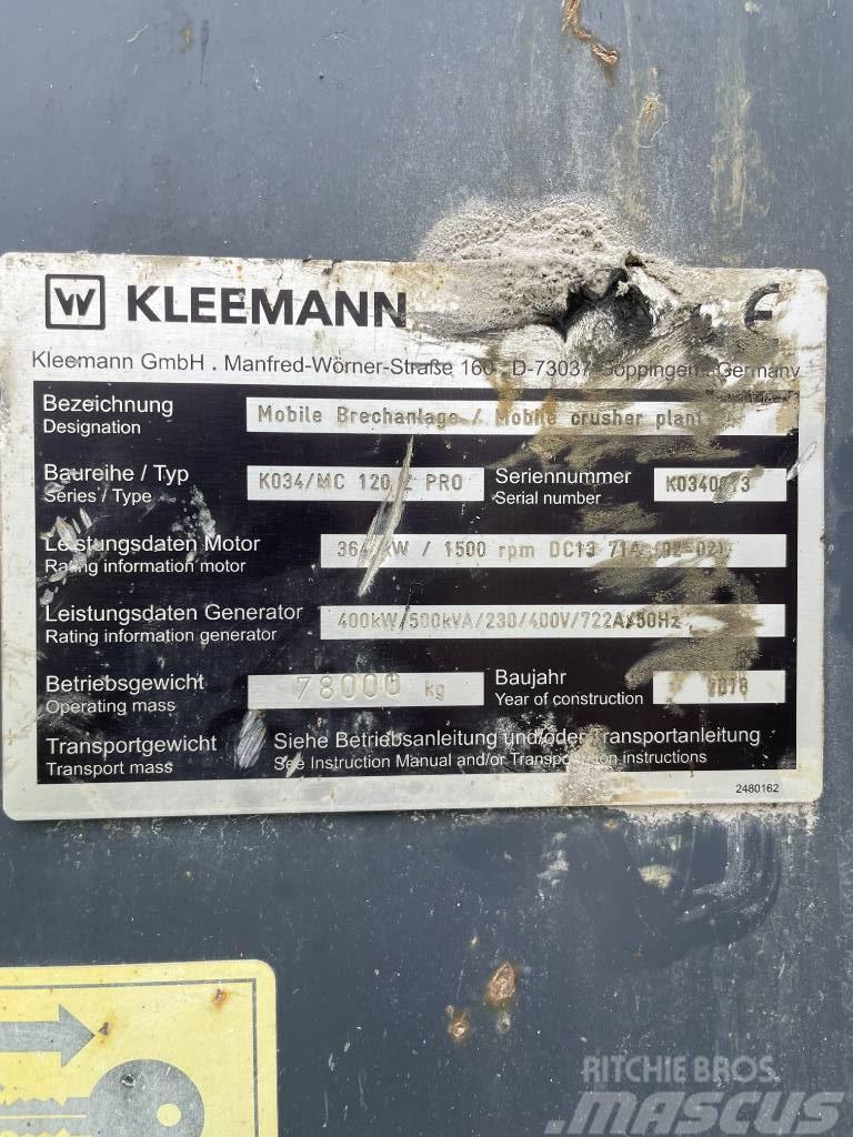 Kleemann K034 / MC 120 Z Pro Iseliikuvad purustid