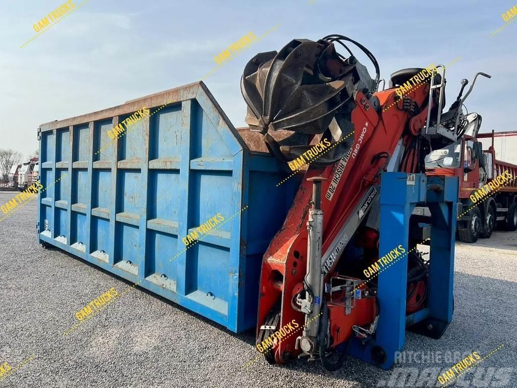  Diversen Container mit Kran Marchesi 4.500 RT0280 Merekonteinerid