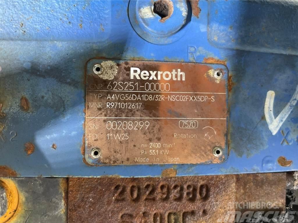 Hitachi ZW95LSD-Rexroth A4VG56DA1D8/32R-Drive pump/Rijpomp Hüdraulika