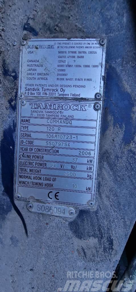 Tamrock Commando 120R Vertikaalsed puurmasinad