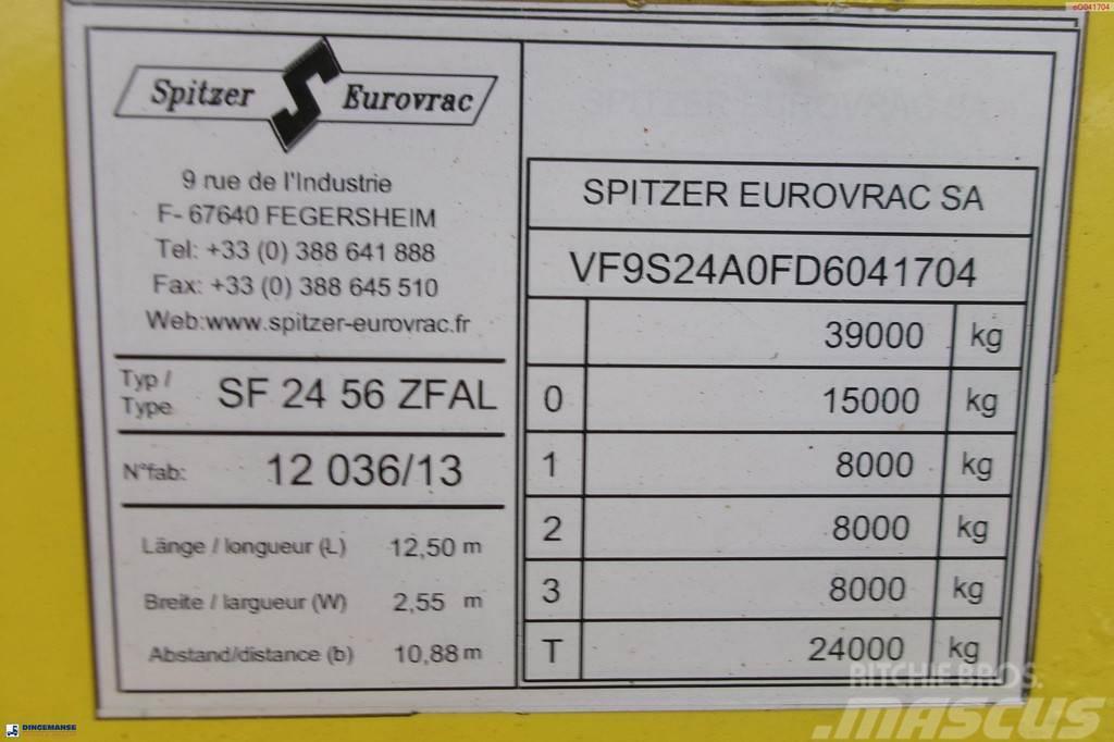 Spitzer Powder tank alu 56 m3 / 1 comp (food grade) Tsistern poolhaagised