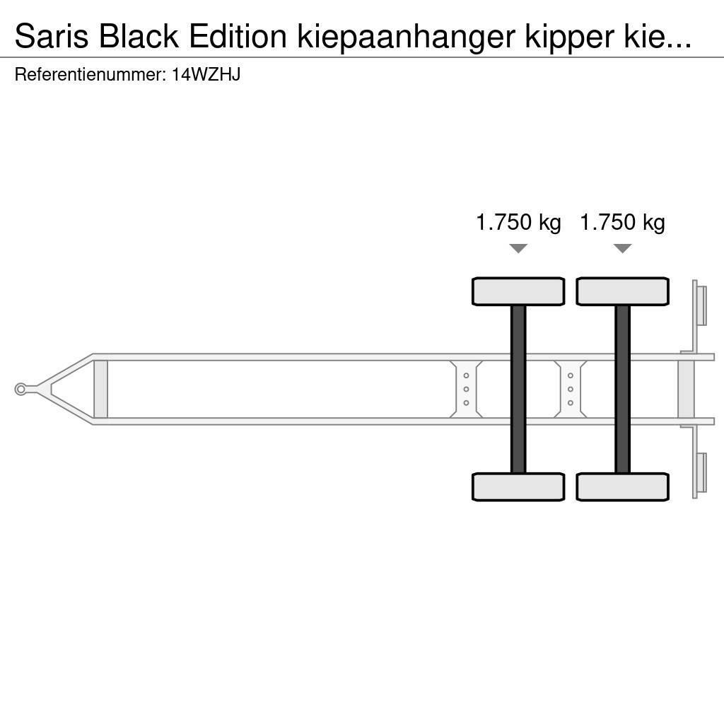 Saris Black Edition kiepaanhanger kipper kieper 3500kg H Tenthaagised