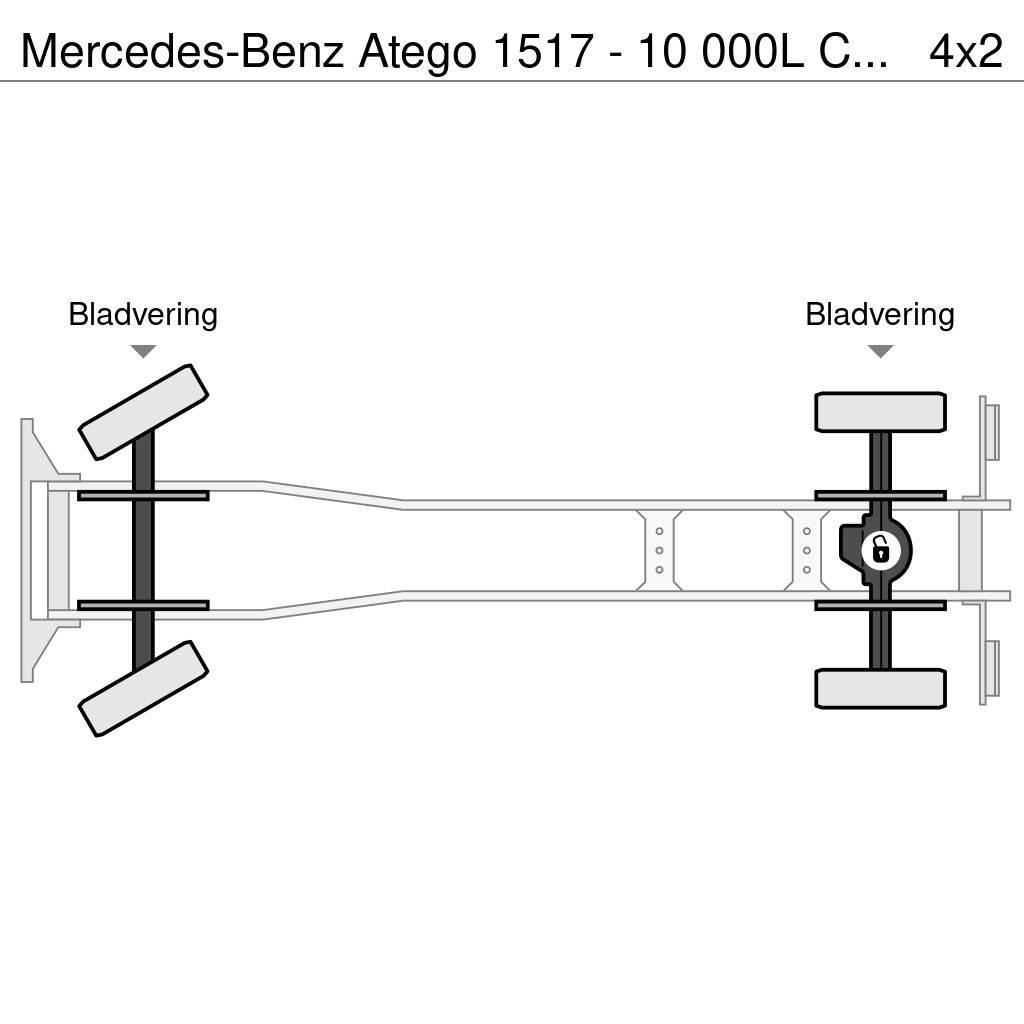 Mercedes-Benz Atego 1517 - 10 000L CARBURANT / FUEL - 4 COMP - L Tsisternveokid