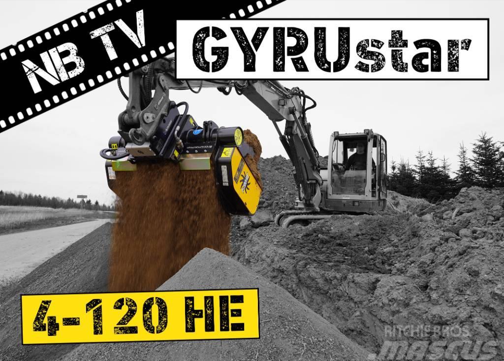 Gyru-Star 4-120HE | Siebschaufel Radlader & Bagger Sõelumiskopad