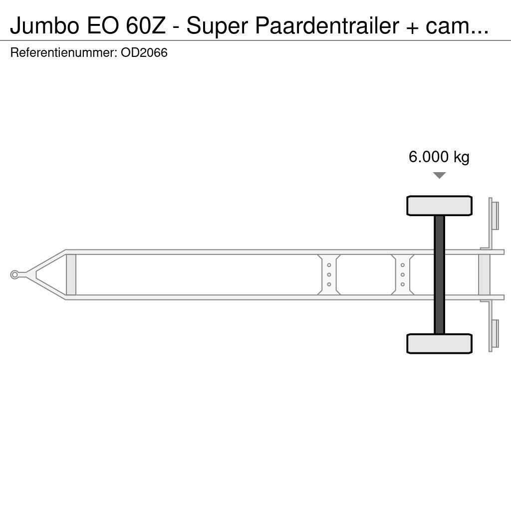 Jumbo EO 60Z - Super Paardentrailer + camper GEEN BTW! Loomaveohaagised