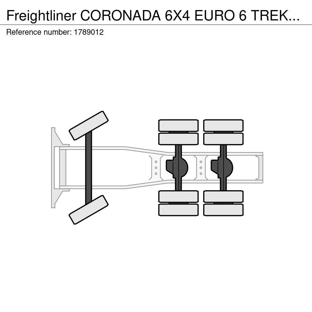 Freightliner CORONADA 6X4 EURO 6 TREKKER/TRACTOR/SATTELZUGMASCH Sadulveokid