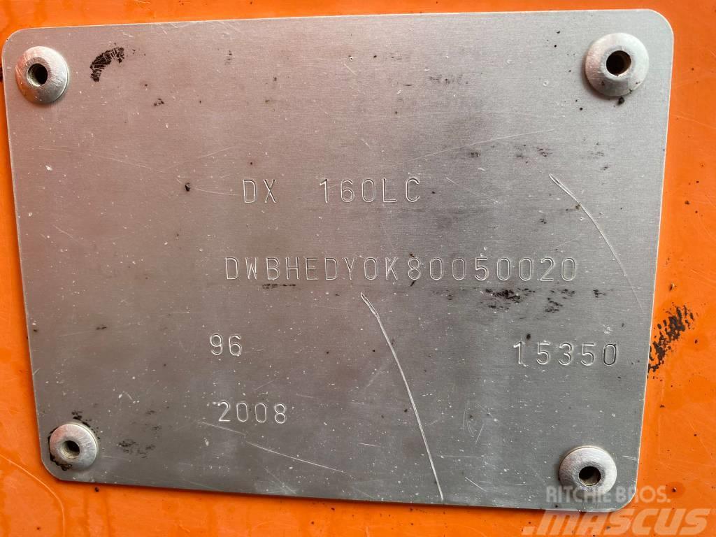 Doosan DX 160 LC Roomikekskavaatorid