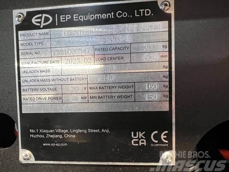 EP EFL303-B met een hefhoogte van 4,8 meter Elektritõstukid