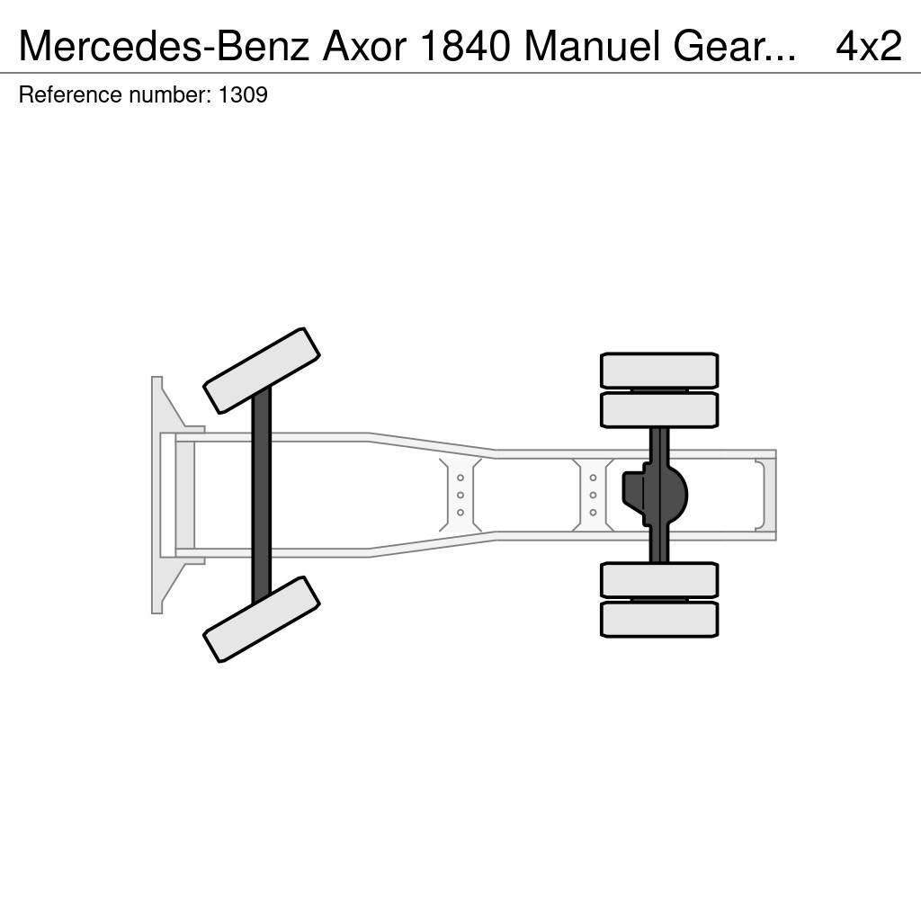 Mercedes-Benz Axor 1840 Manuel Gearbox Gearbox Airco Very Clean Sadulveokid