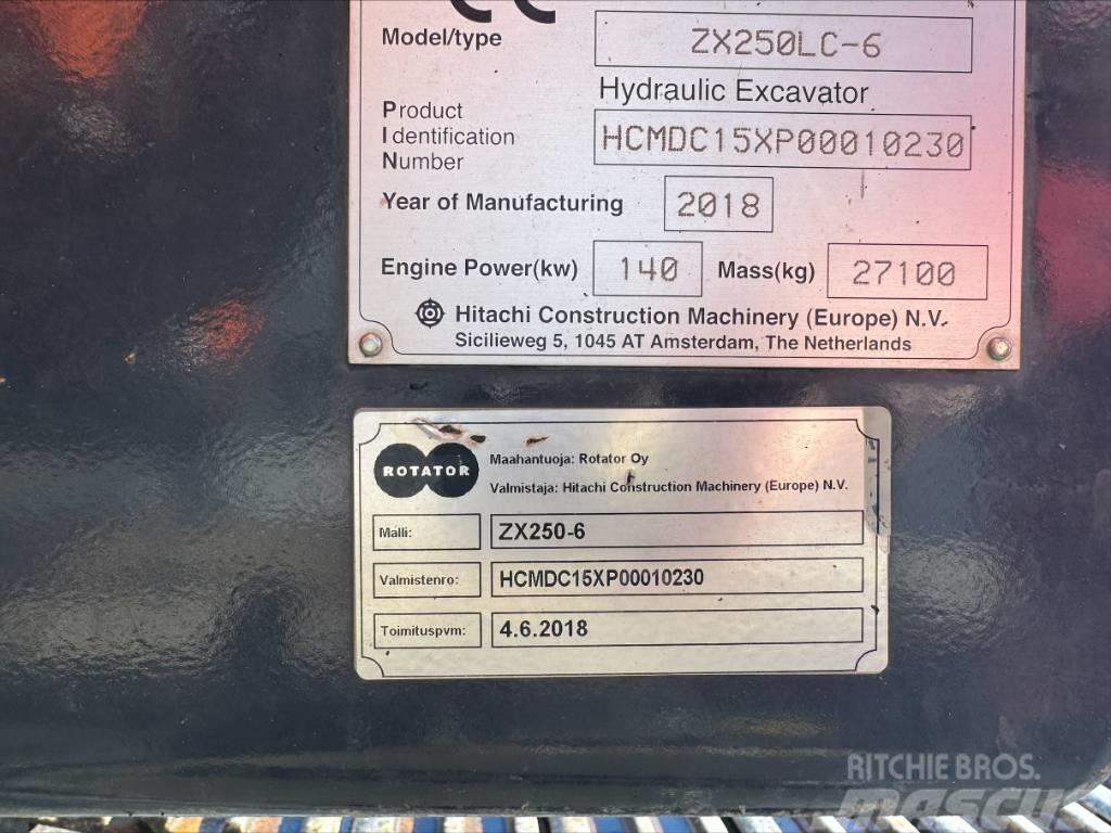 Hitachi ZX 250 LC N-6 Roomikekskavaatorid