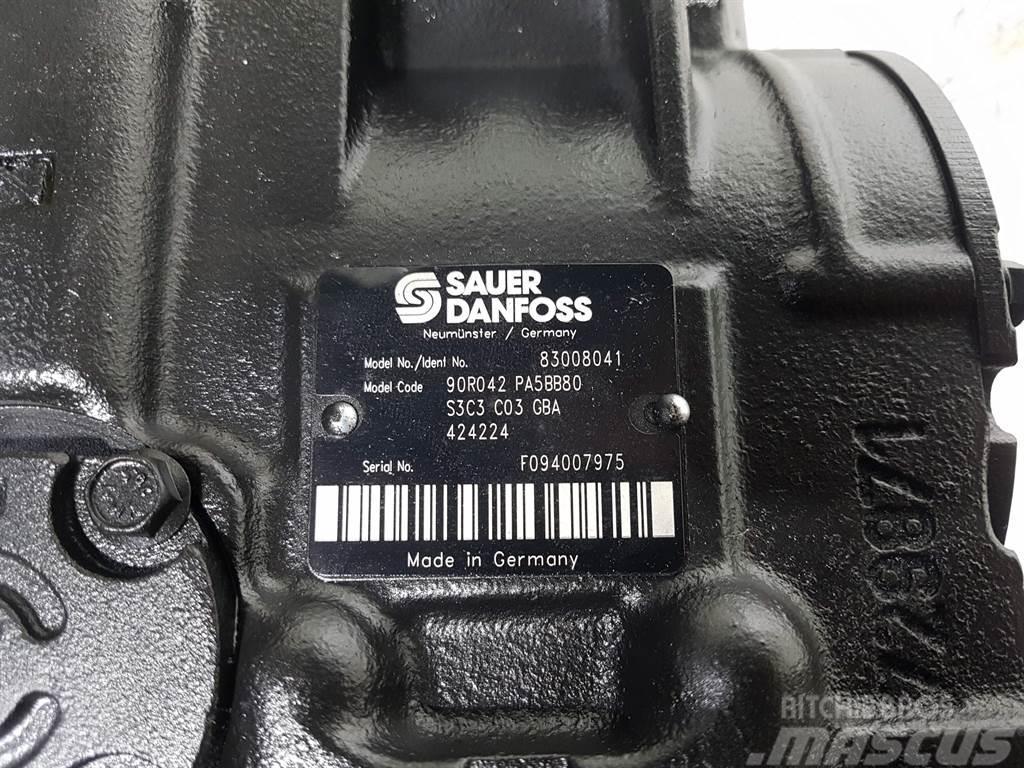 Sauer Danfoss 90R042PA5BB80-83008041-Drive pump/Fahrpumpe Hüdraulika