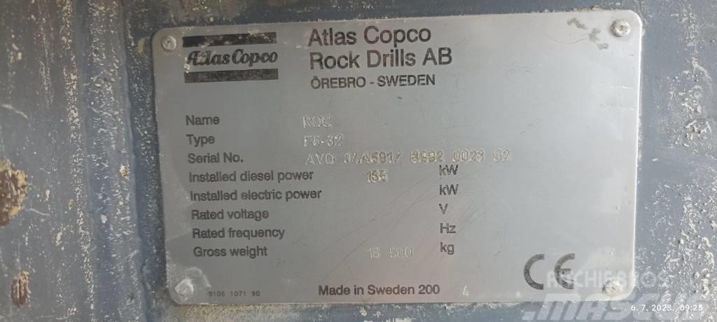 Atlas Copco F6 Vertikaalsed puurmasinad