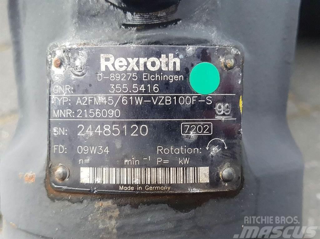 Rexroth A2FM45/61W-R902156090-Drive motor/Fahrmotor Hüdraulika