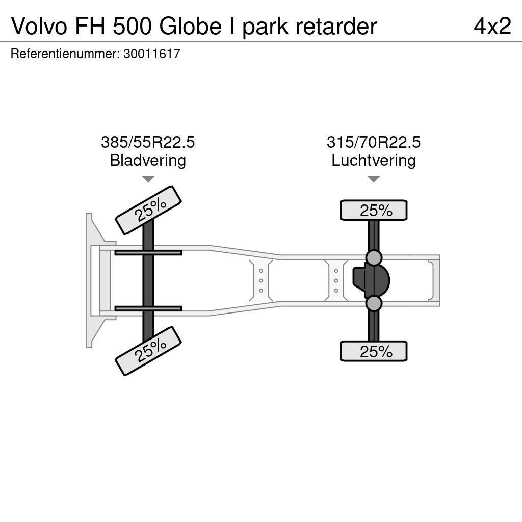 Volvo FH 500 Globe I park retarder Sadulveokid