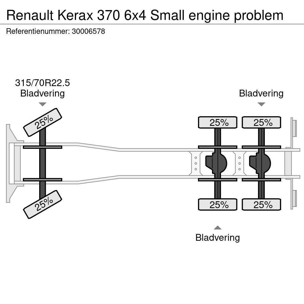 Renault Kerax 370 6x4 Small engine problem Raamautod