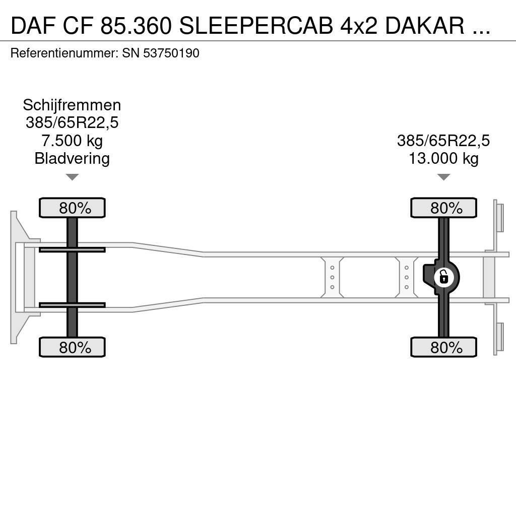 DAF CF 85.360 SLEEPERCAB 4x2 DAKAR EDUCATION TRUCK (ZF Furgoonautod