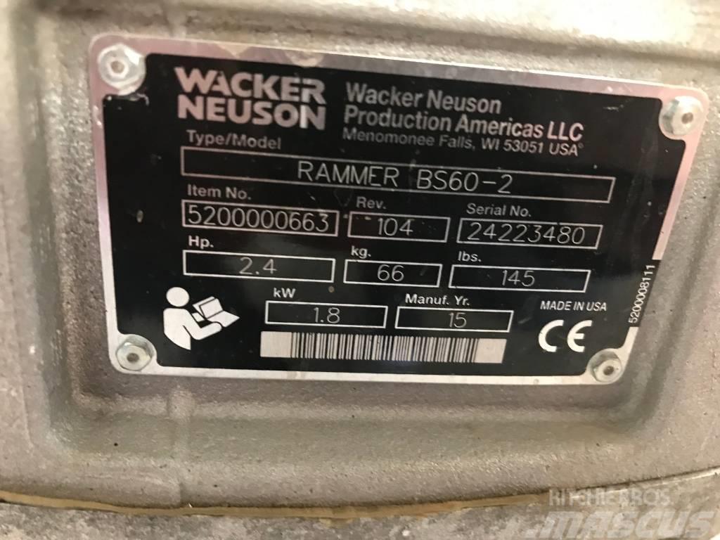 Wacker Neuson BS60-2 Vibroplaadid