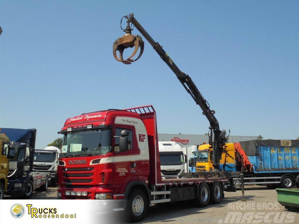Scania R730 V8 + Euro 5 + Loglift 115Z + 6X4 + DISCOUNTED Maastikutõstukid
