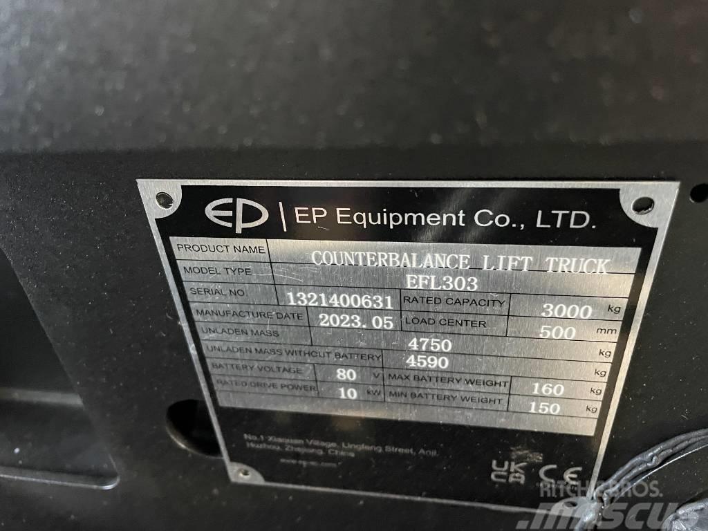 EP EFL303, Triplex, 4800mm, Vollkabine, Lithium Elektritõstukid