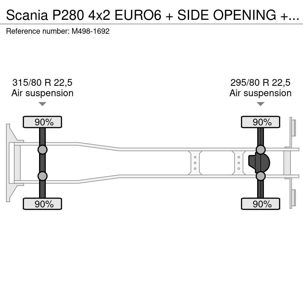 Scania P280 4x2 EURO6 + SIDE OPENING + ADR Furgoonautod