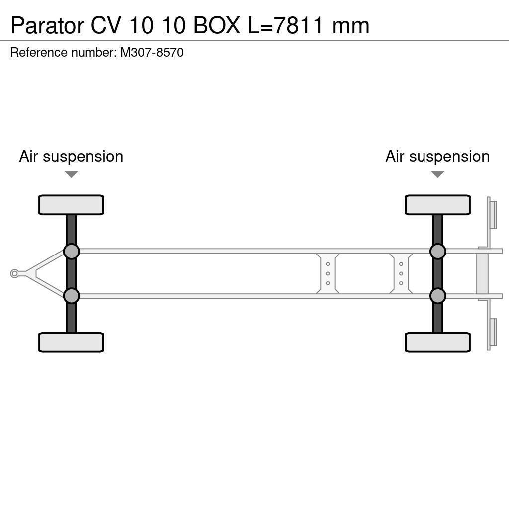 Parator CV 10 10 BOX L=7811 mm Konteinerveohaagised