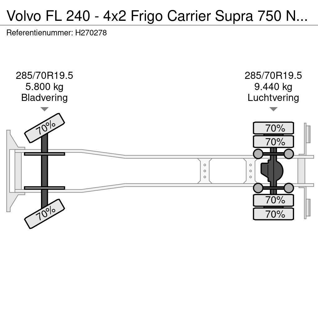Volvo FL 240 - 4x2 Frigo Carrier Supra 750 Nordic - Zepr Külmikautod