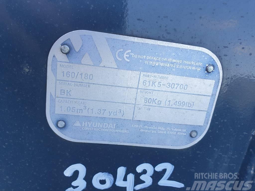 Hyundai Excvator Bucket, 61K5-30700, 180 Kopad