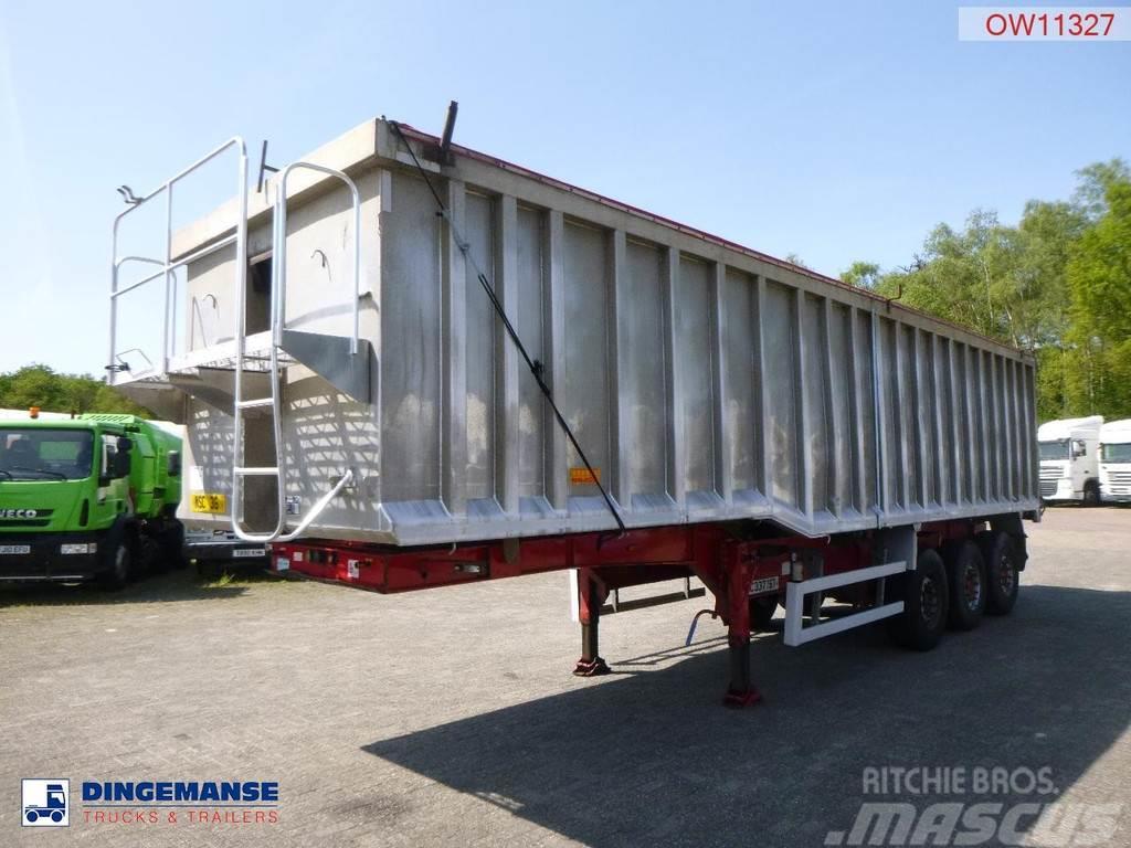 Wilcox Tipper trailer alu 55 m3 + tarpaulin Kallur-poolhaagised
