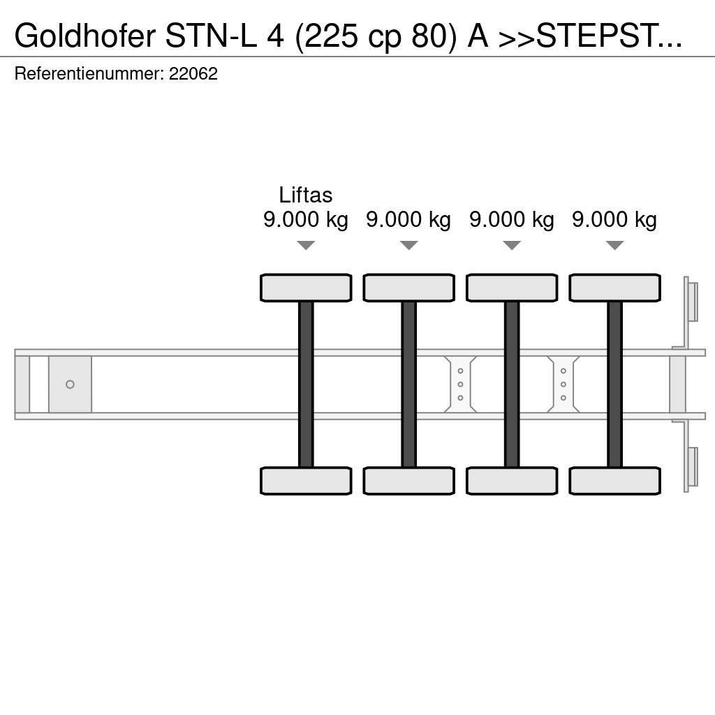 Goldhofer STN-L 4 (225 cp 80) A >>STEPSTAR<< (CARGOPLUS® tyr Raskeveo poolhaagised