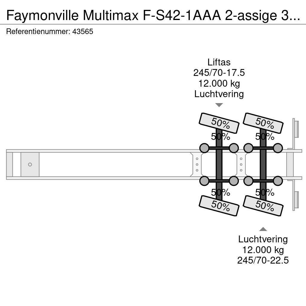 Faymonville Multimax F-S42-1AAA 2-assige 3,90 meter Extandable Raskeveo poolhaagised
