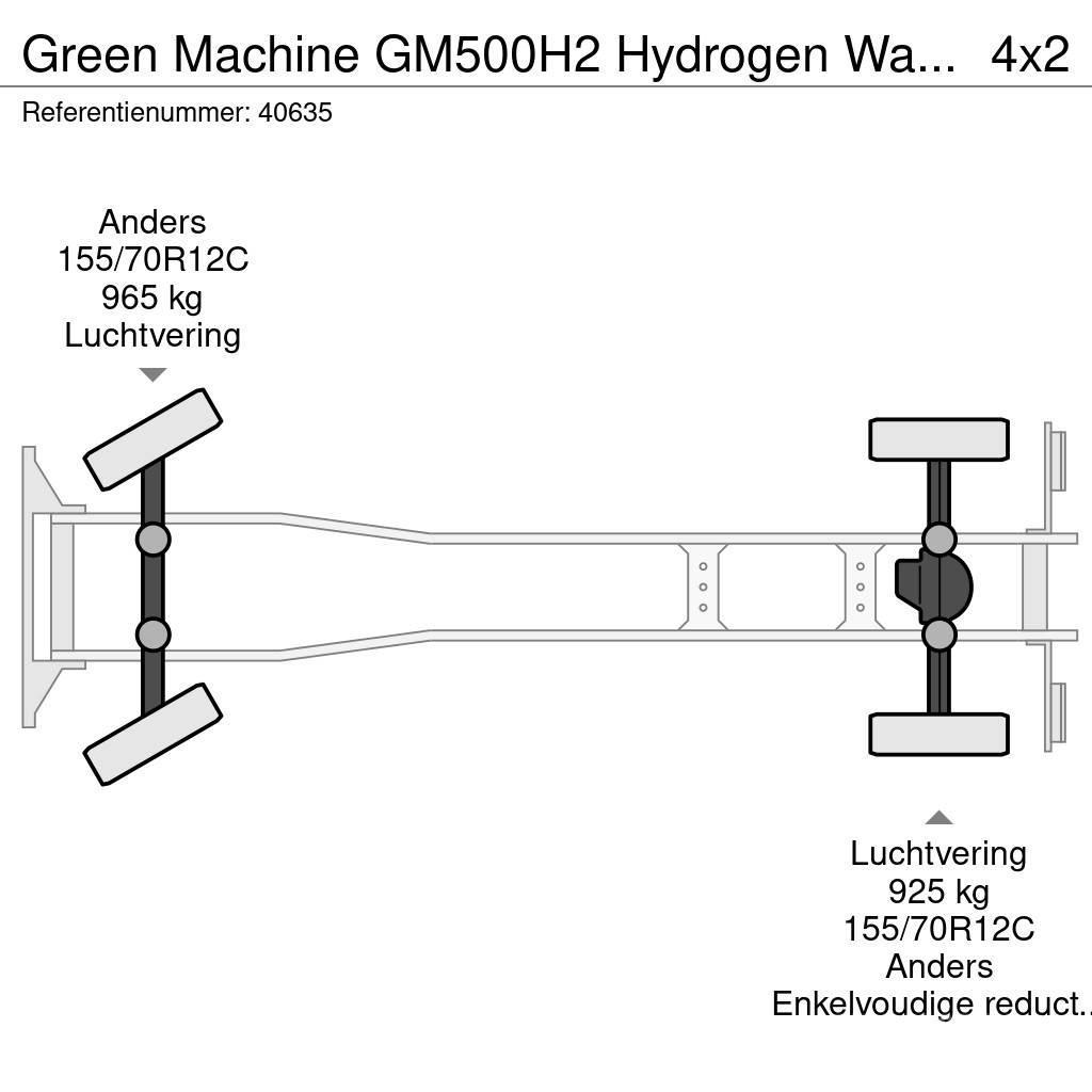 Green Machines GM500H2 Hydrogen Waterstof Sweeper Tänavapuhastusveokid