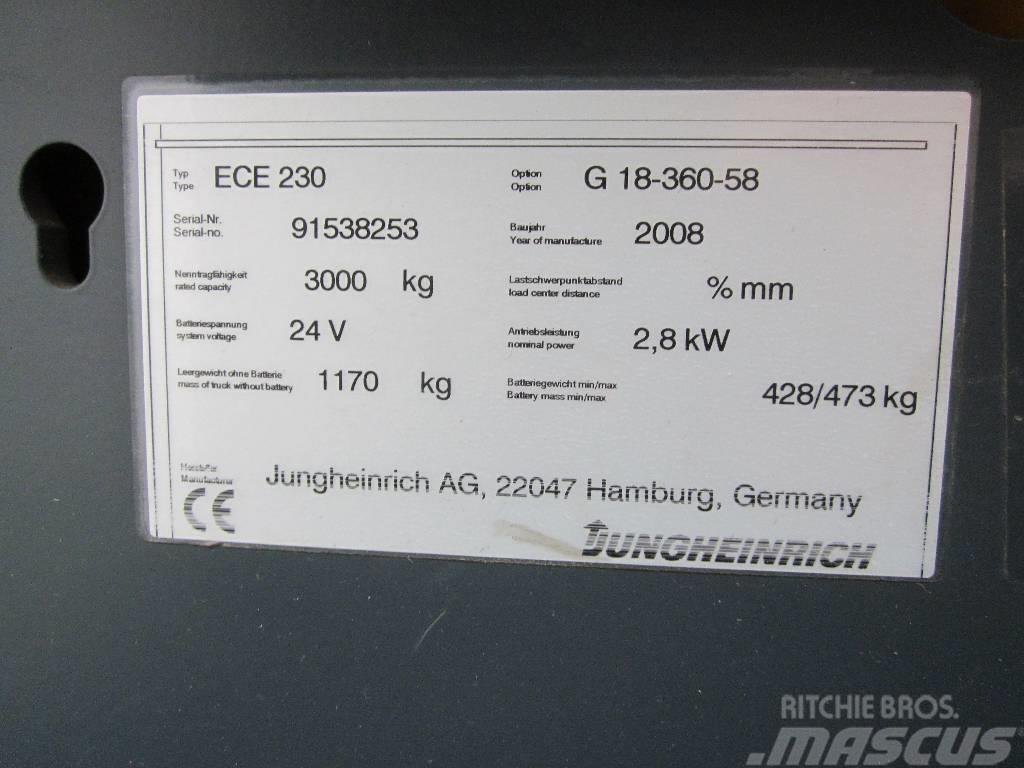 Jungheinrich ECE230 Elektritõstukid
