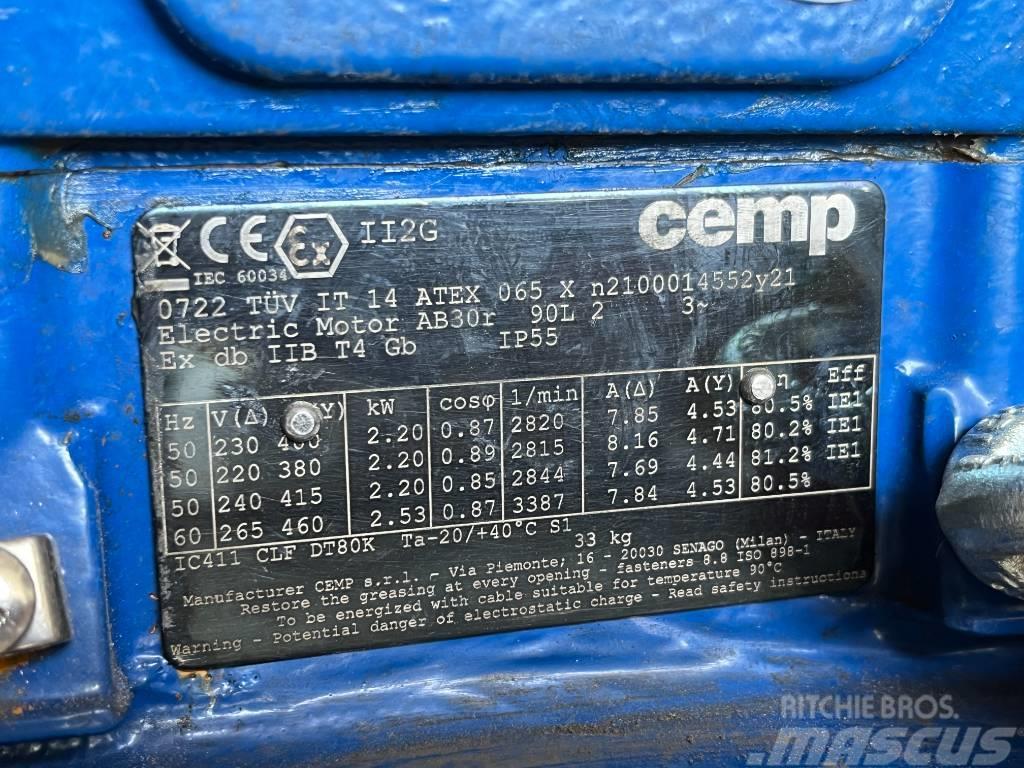  CEMP Electric Motor ATEX 230V 2,2kW 2800RPM Mootorid