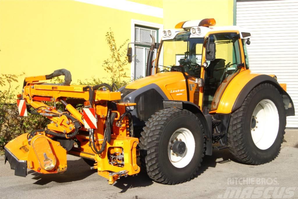 Lindner Geotrac 124 /Kommunal /DÜCKER Una 600/Winterdienst Kommunaalteenuste traktorid